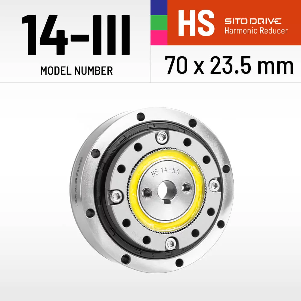 SitoDrive HS-14-III Harmonic Reducer SHF-14-III High Torque Strain Wave Gear for Robot Joint BLDC Servo Motor Medical Automation