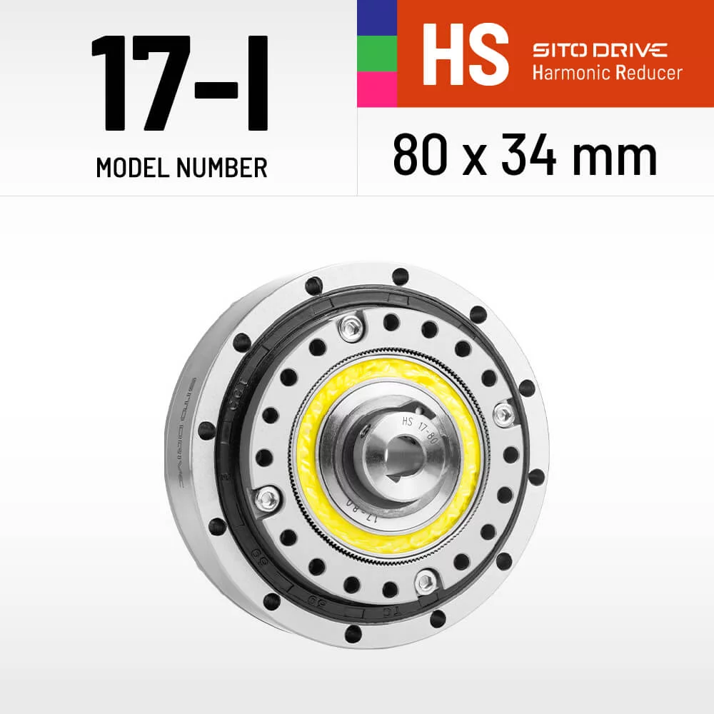 SitoDrive HS-17-I Harmonic Drive SHF-17-I Strain Wave Gearbox High Torque for Automation Robot Arm Medical BLDC Servo Motor