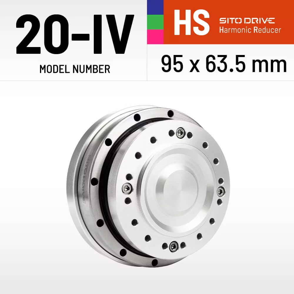 SitoDrive HS-20-IV Harmonic Drive SHF-20-IV High Precision Strain Wave Gear Reducer for Automation Robot Medical Stepper Motor