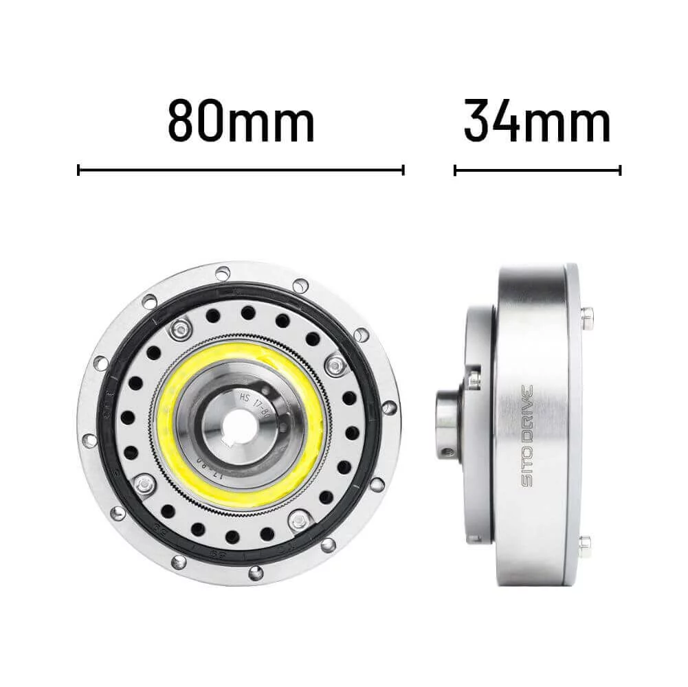 SitoDrive HS-17-I Harmonic Drive SHF-17-I Strain Wave Gearbox High Torque for Automation Robot Arm Medical BLDC Servo Motor