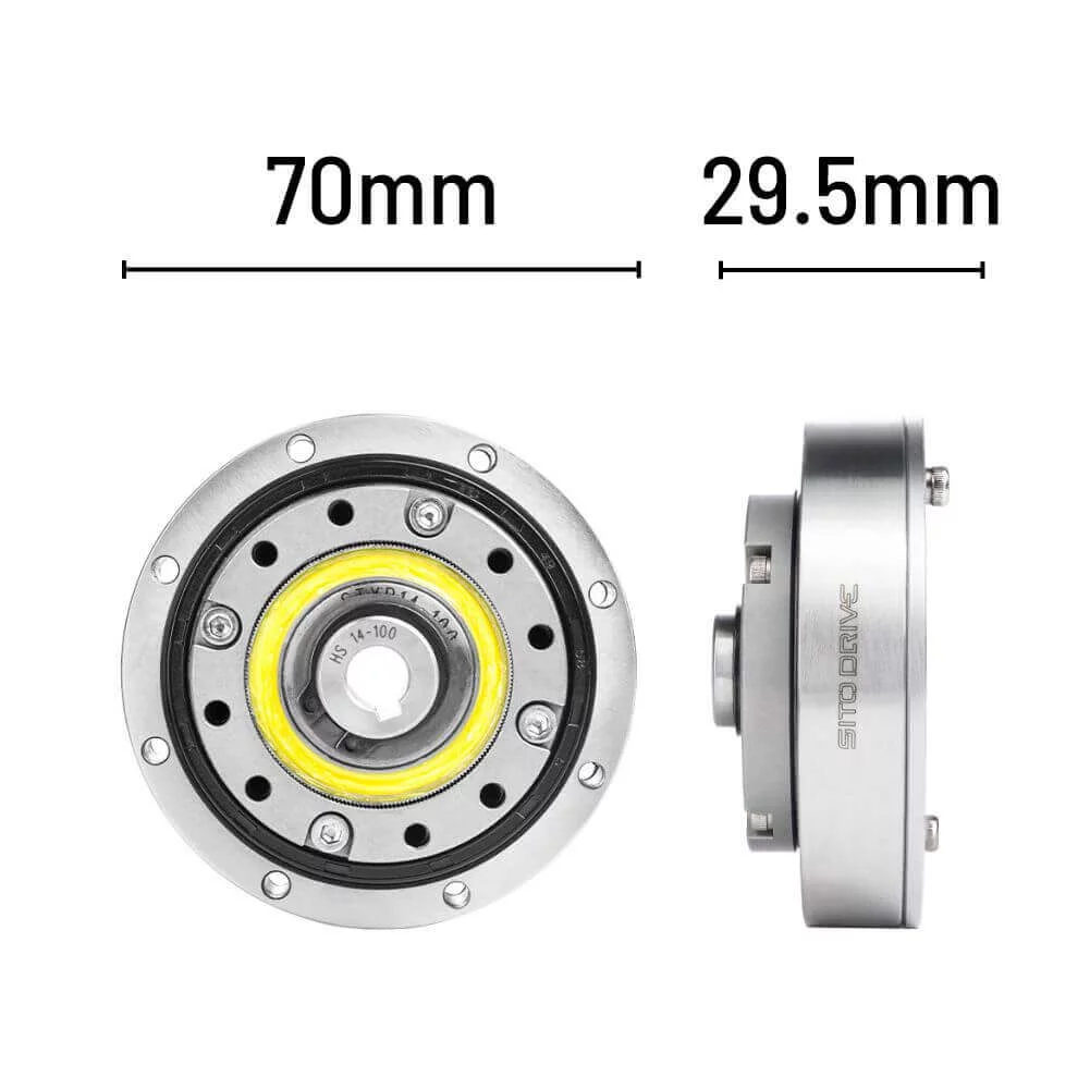 SitoDrive HS-14-I Harmonic Drive SHF-14-I Strain Wave Reducer High Precision for Robot Arm Satellite BLDC Medical Automation