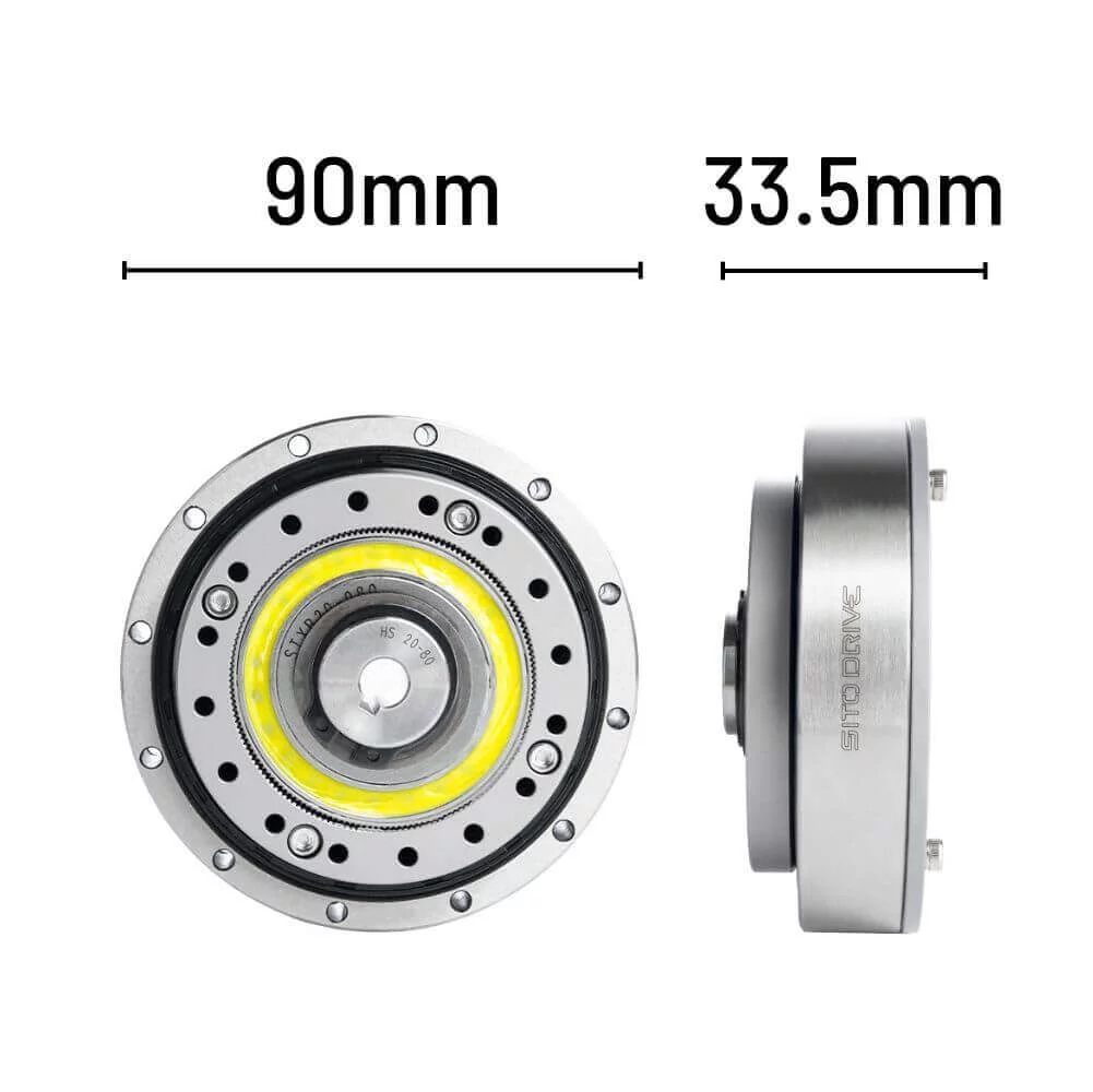 SitoDrive HS-20-I Harmonic Drive SHF-20-I High Precision Strain Wave Gear Reducer for Automation Robot Medical Stepper Motor