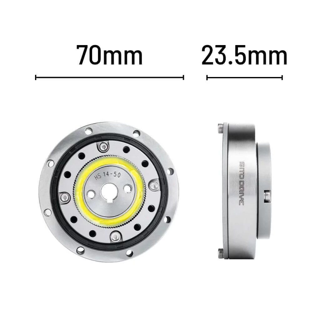 SitoDrive HS-14-III Harmonic Reducer SHF-14-III High Torque Strain Wave Gear for Robot Joint BLDC Servo Motor Medical Automation