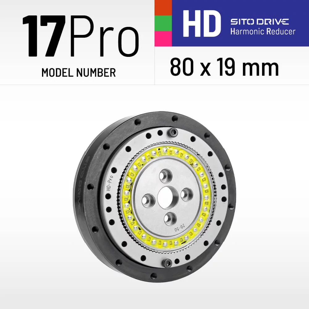 SitoDrive HD-17 Pro High Torque Harmonic Reducer Nema 34 Servo Motor 80mm Flange for Automated Conveyor & Sorting Systems SHD-20