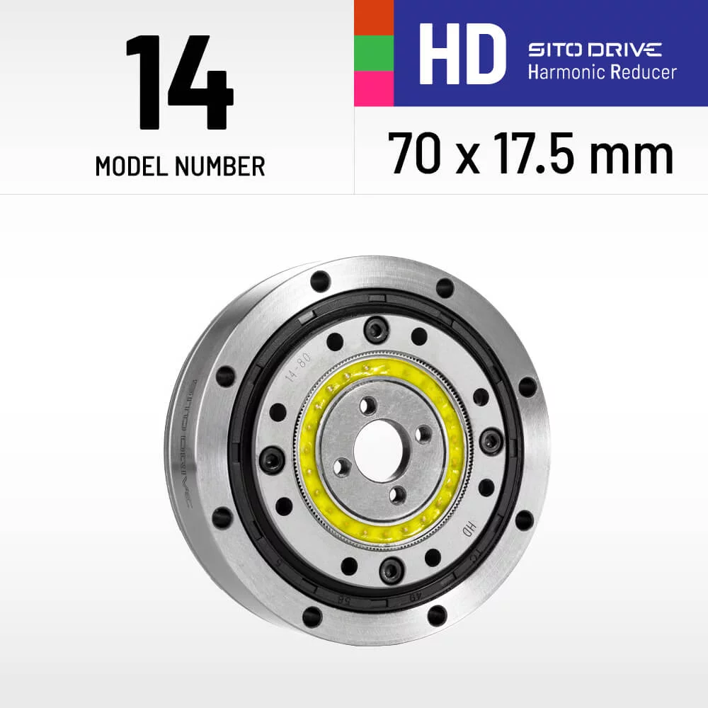 SitoDrive HD-14 Linear Motion Harmonic Drive Nema 17 Motor 50:1 Integrated Ball Screw for CNC Z-Axis & Elevator Actuators SHD-14