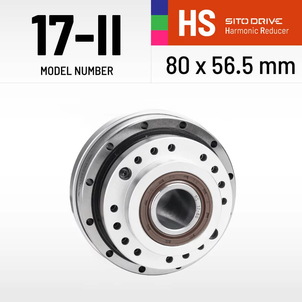 SitoDrive HS-17-II Harmonic Drive SHF-17-II Strain Wave Gearbox High Torque for Automation Robot Arm Medical BLDC Servo Motor
