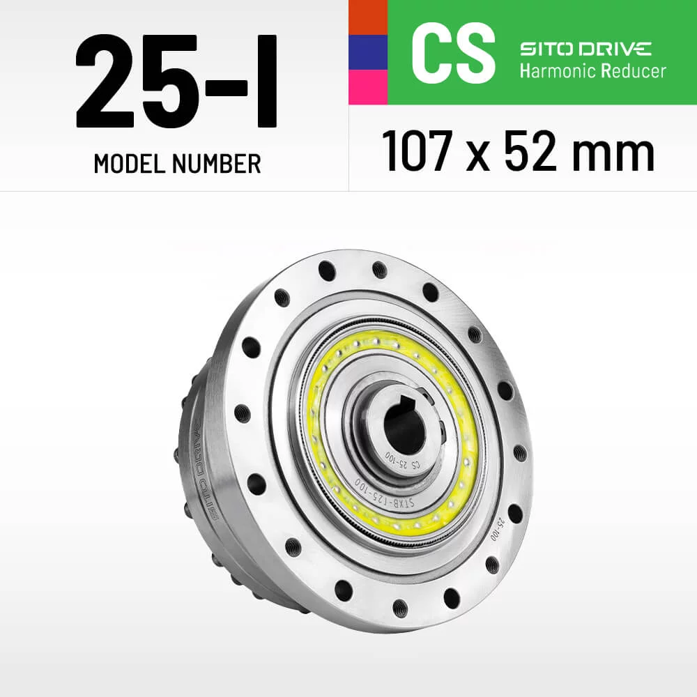 SitoDrive CS-25-I 110mm High Precision Harmonic Drive Reducer Nema 42 110mm stepper motor reducer for Robotics and Automation Equipment