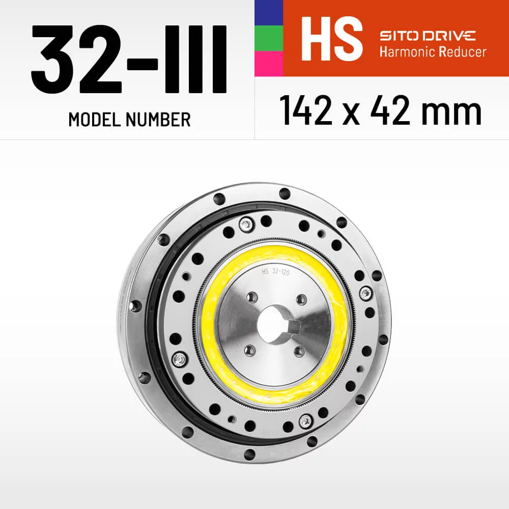SitoDrive HS-32-III Harmonic Drive SHF-32-III High Precision Strain Wave Gear Reducer for Automation Robot Medical Stepper Motor