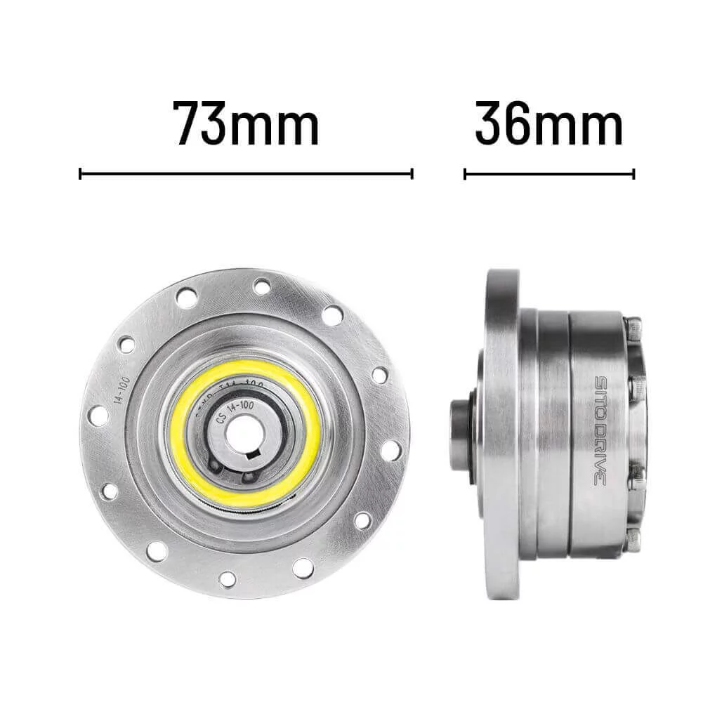 SitoDrive CS-14-I Harmonic Drive CSF-14-I High Precision Strain Wave Gear Reducer for Automation Robot Medical Stepper Motor