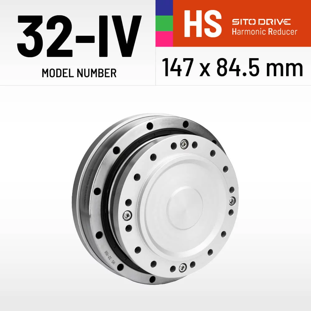 SitoDrive HS-32-IV Harmonic Drive SHF-32-IV High Precision Strain Wave Gear Reducer for Automation Robot Medical Stepper Motor