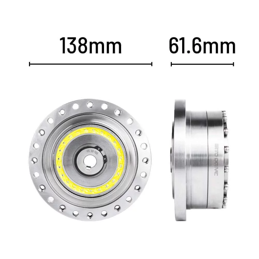 SitoDrive CS-32-I 130mm reducer High Precision Harmonic Drive Reducer for Robotics and Automation Equipment CSF-32-100-2UH Nema 52 132mm