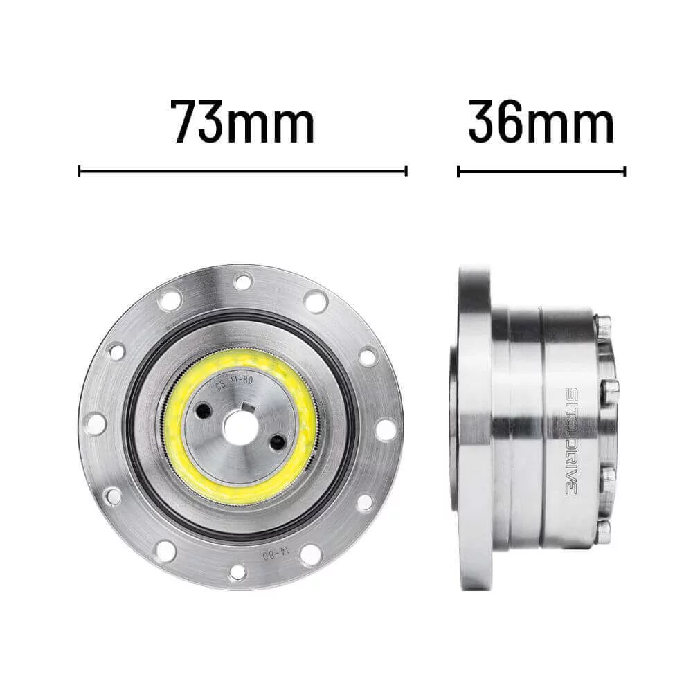 SitoDrive CS-14-II Harmonic Drive CSF-14-II High Precision Strain Wave Gear Reducer for Automation Robot Medical Stepper Motor