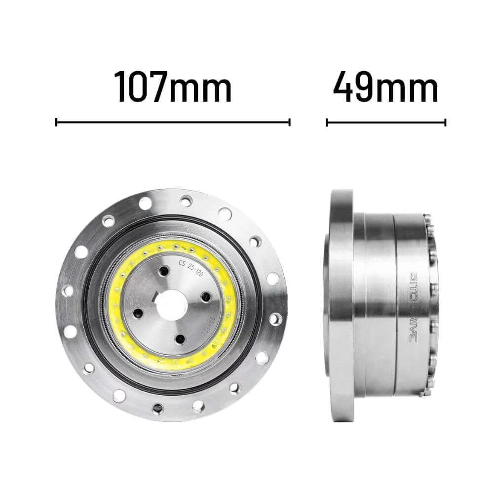 SitoDrive CS-25-II Harmonic Drive CSF-25-II High Precision Strain Wave Gear Reducer for Automation Robot Medical Stepper Motor