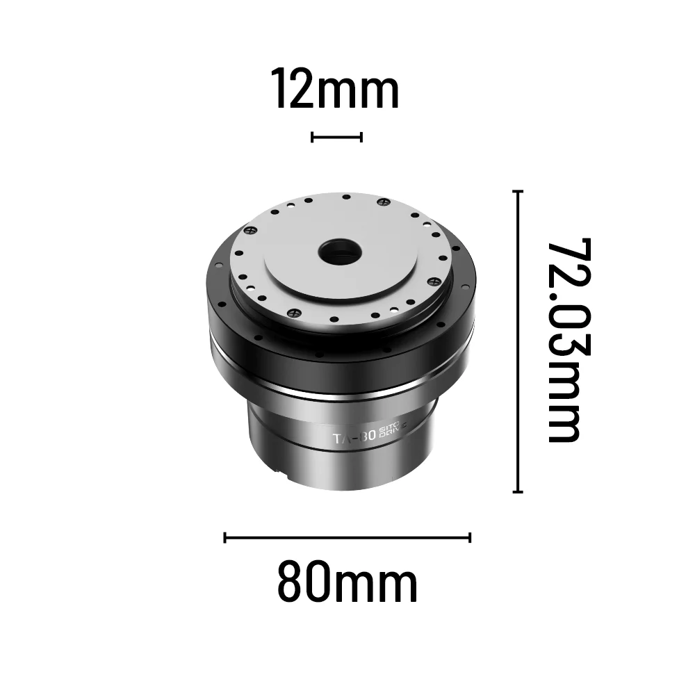Sito TA80 24V Can Dual Encoder High Torque Brushless DC Servo Motor Small Harmonic Drive 100 Reducer Gearmotor Robot Actuator